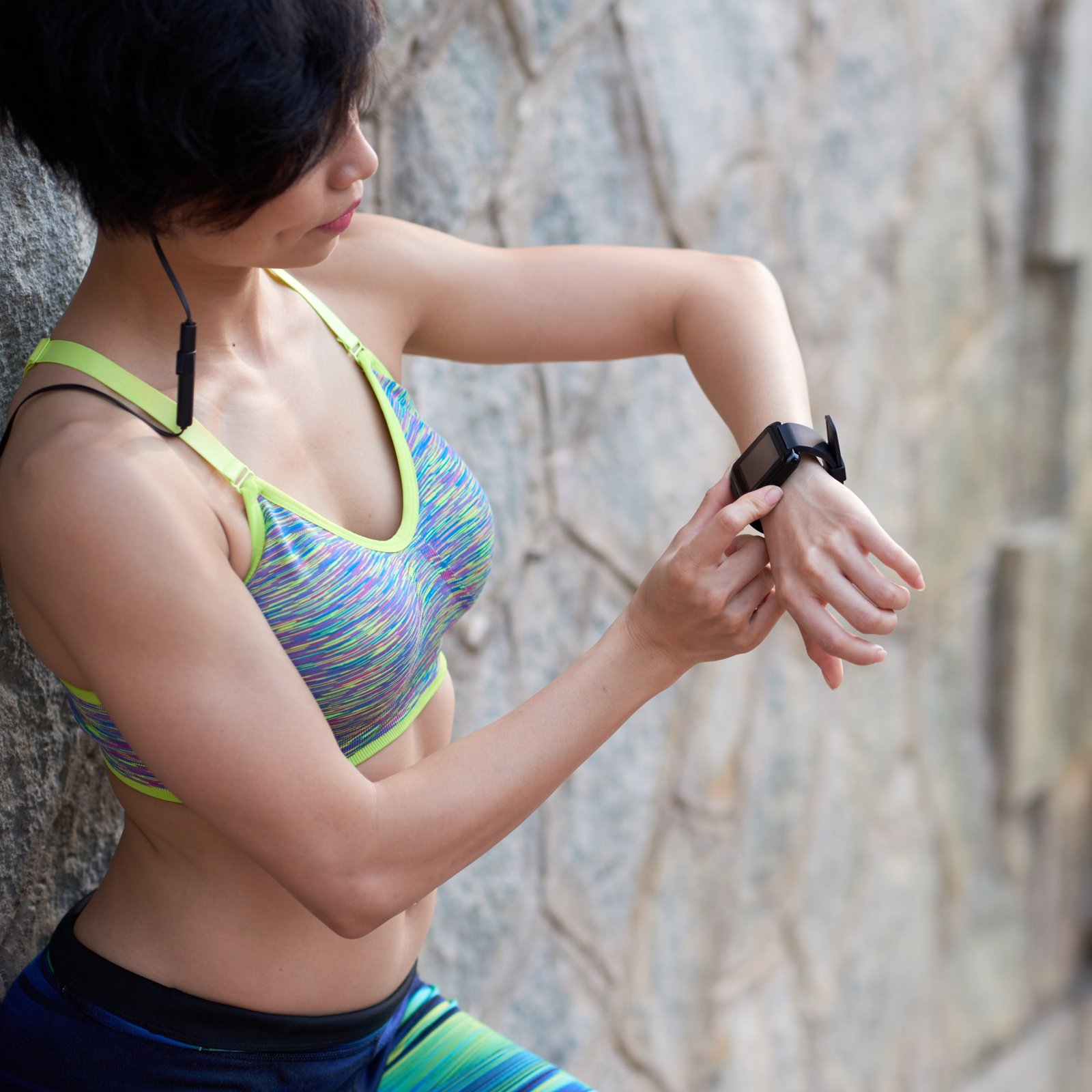 Checking app in smart watch