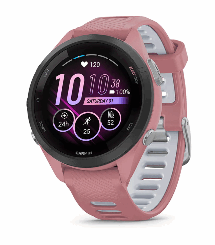 Garmin Forerunner 265S-42mm light pink, powder grey_1